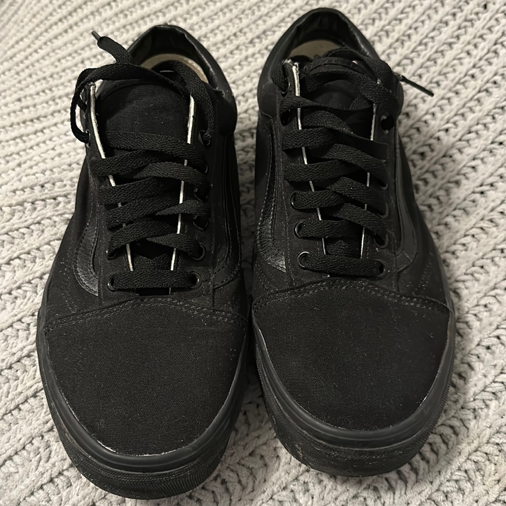 VANS old skool black on black size 11